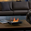 Bio Ethanol Fireplace Glass Burner Fire Bioethanol Rectangular Tabletop Fire Pit