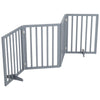 4 Panels Folding Pet Gate Dog Fence Child Safety Barrier Divider Free Standing