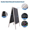 Wooden A-Frame Chalkboard Sign Sidewalk Blackboard Wedding Restaurant Business