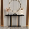 Modern 39in Console Table Living Room Entryway Table with Scratch-proof Foot Pad