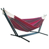 8.53ft PORTABLE SWINGING HAMMOCK FREE STANDING GARDEN OUTDOOR WITH METAL STAND