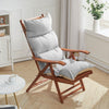 Grey High Back Seat Chair Pad Cushion Garden Seat Pads Pillow Outdoor&Indoor UK
