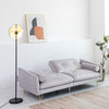Velvet Sofa Bed Living Room Furniture 2 seater sofa bed with 2 bolister cushions