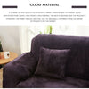 1/2/3/4 Velvet Stretch Sofa Covers Easy Fit Protector Couch Cover Thick Plush
