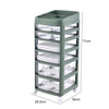 3/4/5/6 Rolling Drawers Storage Unit Jewellery School Study Table Top Under Desk