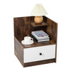 Bedside Table Sofa Side Cabinet Storage Drawer Bedroom Night Stand Lamp Shelf UK
