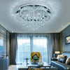 60cm LED Flower Crystal Ceiling Light Chandelier Living Room Dining Room 48W