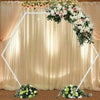 Large Size Hexagon Wedding Arch Frame Balloon Flower Stand Backdrop Hoop 2M-2.4M