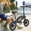 DYU Folding Electric Bike 14inch Commuter 250W E-Citybike Bicycle 25km/h s F4W7