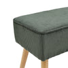 Slim Entryway Shoe Stool Bedroom Bed End Bench Home Footrest Footstool Wood Legs