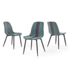 Mondeer Dining Room Sets Dining Table and 4/6 Upholstered Chairs with Metal Legs