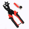 New Revolving Leather Hole Punch Pliers Puncher Leather Cut Belt Eyelet 6 Sizes