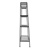 4 Tier Ladder Shelf Bookcase Storage Rack Metal Display Plant Stand Home Office