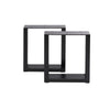2x Industrial Steel Table Legs Stand Feet Metal Square Shape Frame Dining Desk
