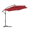 2/2.5/2.7/3M Patio Parasol Sunshade Garden Umbrella Outdoor Canopy Tilt Crank