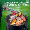 3 in 1 Black BBQ Charcoal Grill Barbecue Smoker Garden Outdoor Cooking Steel Pot