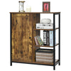 Industrial Storage Cabinet Freestanding Cupboard Sideboard w/ 3 Shelves & Door