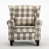 Retro/Vintage Tub Accent Chair Upholstered Padded Armchair Lounge Fabric Sofa UK