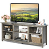 2-in-1 TV Stand for TVs up to 65 Inches Wooden TV Console Table Media Canter