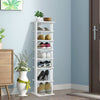 7-Tier Shoe Storage Rack Freestanding Organizer Stand Bathroom Dispaly Shelf