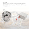 3/6L Farm Electric Portable Milking Machine Cow Goat Sheep Milker Bucket 2 Head