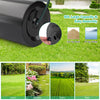 60L Steel Garden Lawn Roller Water Sand Filled Outdoor Grass Roller w/Drain Plug