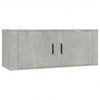 7 Piece TV Cabinet Set Concrete Grey Engineered Wood G5C6