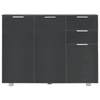 Modern Sideboard High Gloss Cabinet Storage Unit Chest Cupboard Home Furniture
