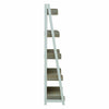 5 Tier Shelf Unit Ladder Shelf Bookshelf Plant Stand Metal Structure Grey Oak