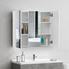 Mirrored Bathroom Cabinet LED White 1/2/3 Doors Mounted Cupboard Wall Mounted