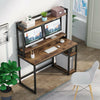 Computer PC Desk with Hutch and Shelves Study Table Workstation for Home Office