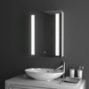 600x450mm Illuminated LED Bathroom Mirror Cabinet W/Shaver Socket Light Demister