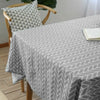 Round Table Cloth Cotton Linen Household Garden Dining Tableware Party Supplies