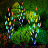 LED Solar 3 Pcs Multi Colour Garden Outdoor Decor Ornamental Tree Xmas Lights