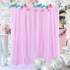 White / Pink Tulle Backdrop Curtain Photo Booth Wall Wedding Party Background De