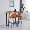 1/2X Bar Stools Velvet Breakfast Chair Kitchen High Counter Stool Pub Restaurant