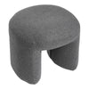 Footstool Foot Rest Small Seat Foot Rest Chair Grey/White Home Office with Legs