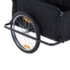Bike Trailer Cargo Wagon Bicycle Cart Luggage Steel Black