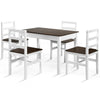 5PCS Kitchen Dining Table Set Modern Rectangular Breakfast Table and 4 Chairs