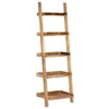 Ladder Shelf Brown 75x37x205 cm Solid Mango Wood vidaXL