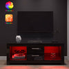 Modern LED TV Stand Unit Cabinet Living Room Set Entertainment High Gloss Doors