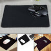 6MM PLAIN BLACK FABRIC MOUSE MAT FOAM BACK PC DESKTOP COMPUTER LAPTOP MOUSE PAD