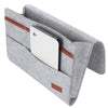 Bed Organizer Storage Caddy Pocket Felt Bedside Phone Book Remote Holder Bag