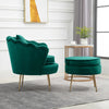 Oyster Velvet Accent Armchair Sofa Chair Footstool Available Lounge Living Room
