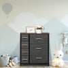 7 Drawer Chest of Drawers Fabric Storage Cabinet Kid Bedroom Organizer Drawers