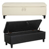 Faux Leather Ottoman Storage Box Chesterfield Blanket Box Pouffe Bench Footstool