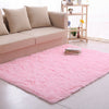 Fluffy Rugs Anti-Skid Shaggy Area Rug Dining Room Carpet Floor Mat Home Bedroom