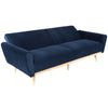 Upholstered 3 Seater Small Sofa Bed Settee Couch Recliner Sofabed Sleeper Beds