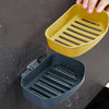 Strong Stick Suction Soap Dish Tray Sponge Holder Shower Accessory Easy Clean