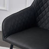 1/2 X Dining Chairs Velvet Set Padded Seat Metal Leg Kitchen Chair Home Office
